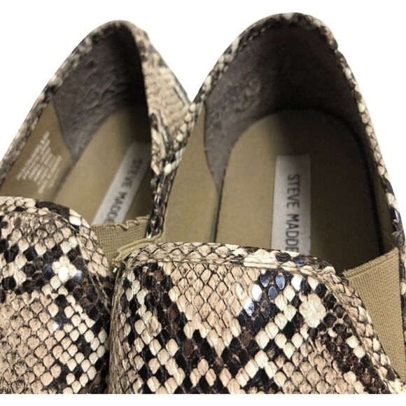 Steve Madden Jalia Snakeprint Sip On Sneakers - Picture 6 of 9